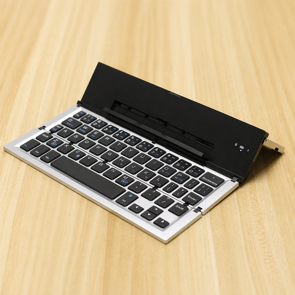 Portable Foldable Bluetooth Keyboard