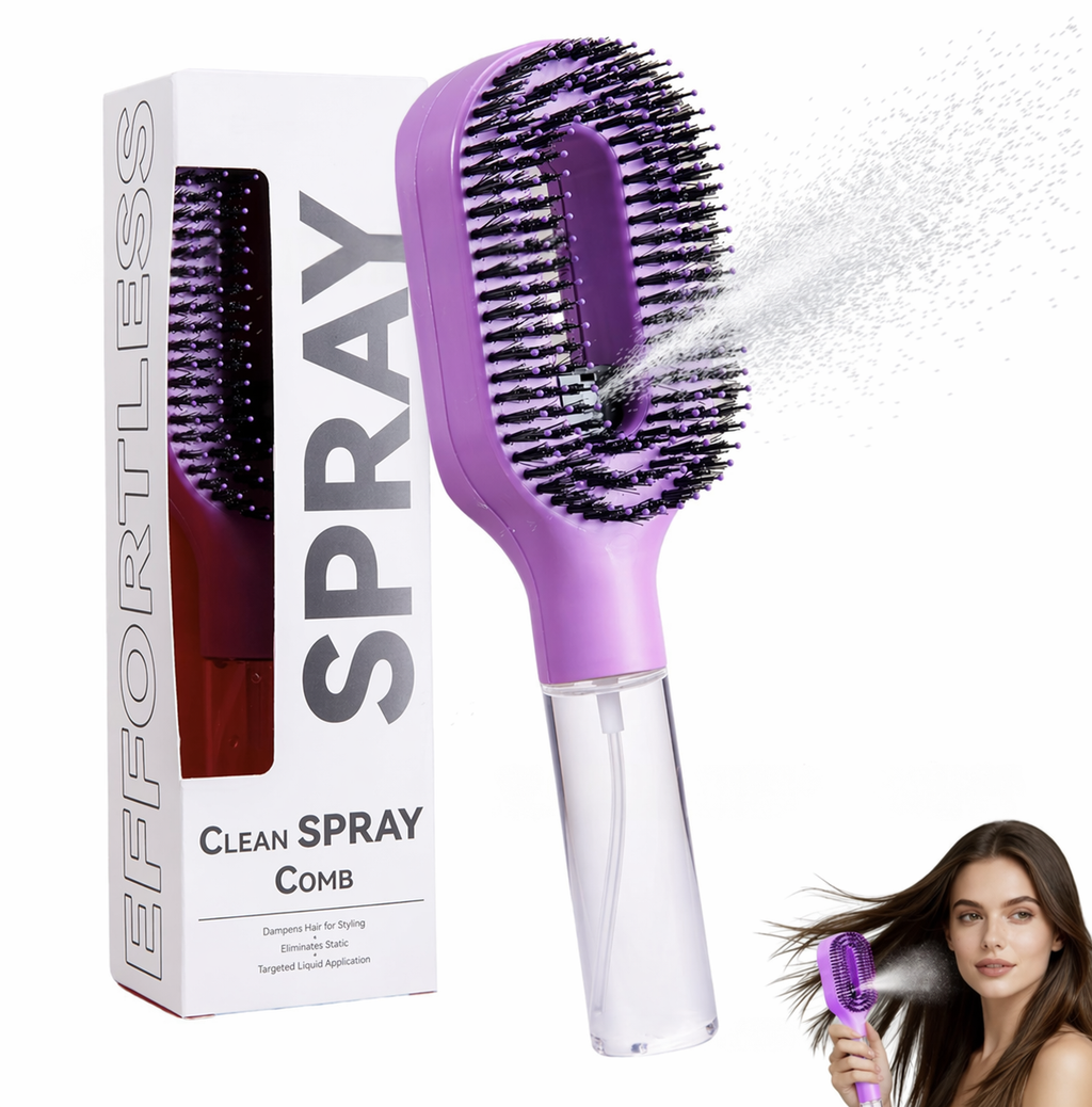 2-in-1 Spray Hair Brush