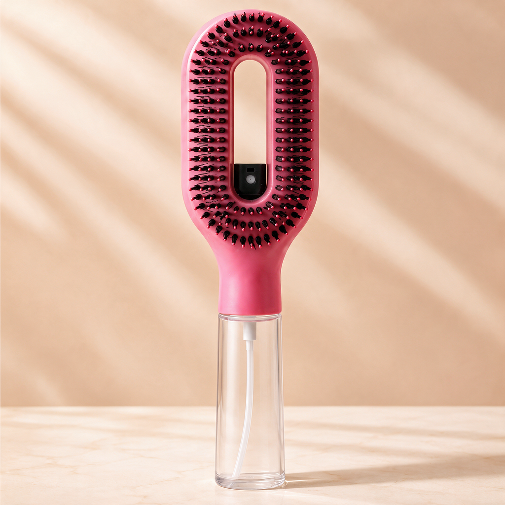2-in-1 Spray Hair Brush